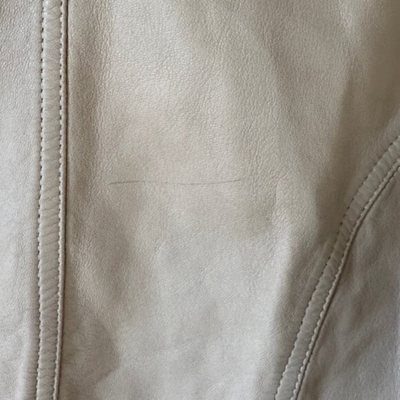 Coach Leather Shirt Jacket Size 8 - Picture 4 of 16